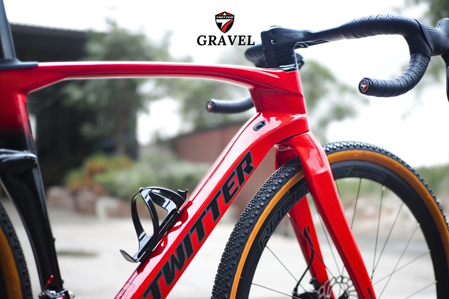 เสือหมอบ Twitter Gravel V2 24 เฟรมคาร์บอน ซ่อนสาย เกียร์ RETROSPEC 2*12 สปีด ล้อ 700C ปี 2022