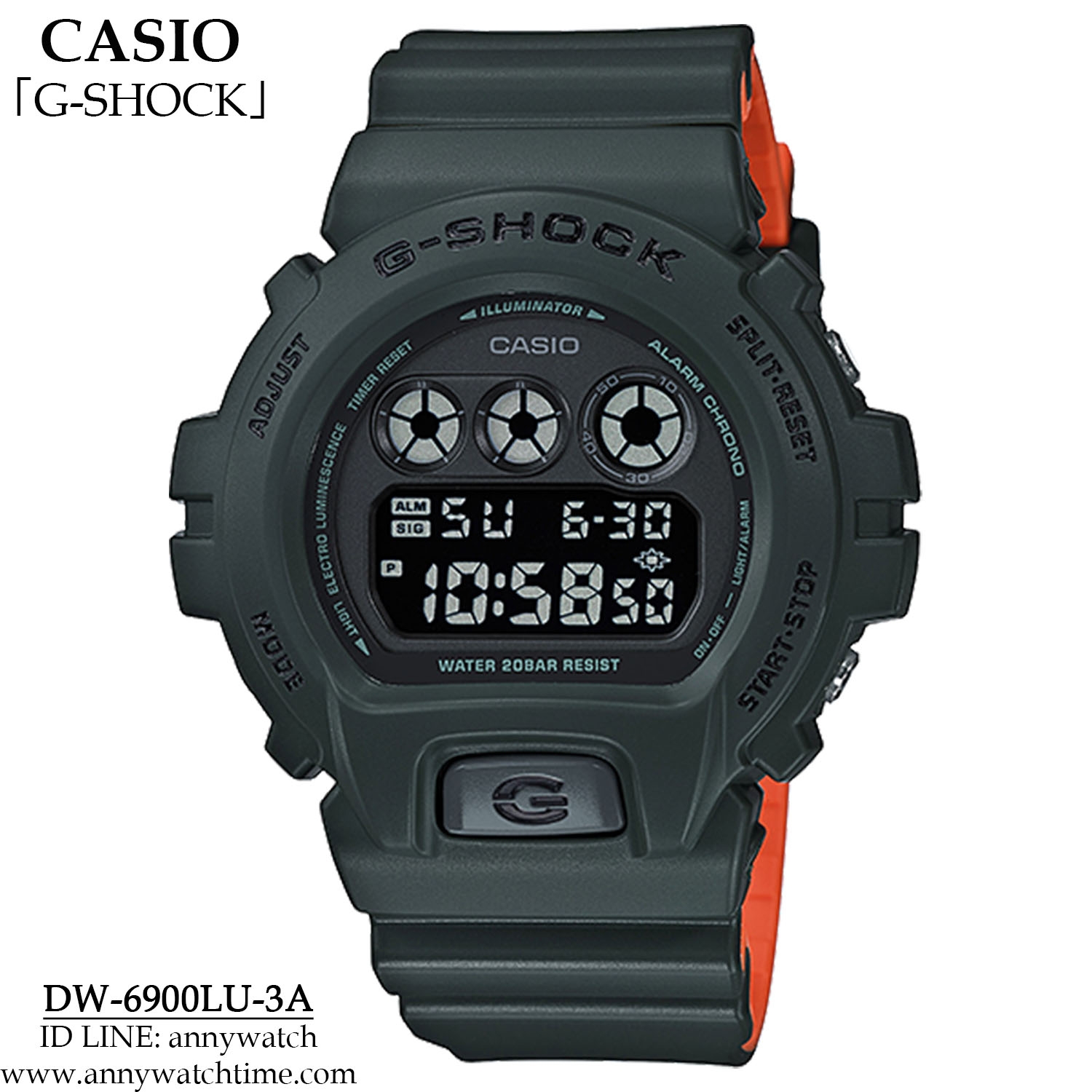 G-SHOCK DW-6900LU-3A