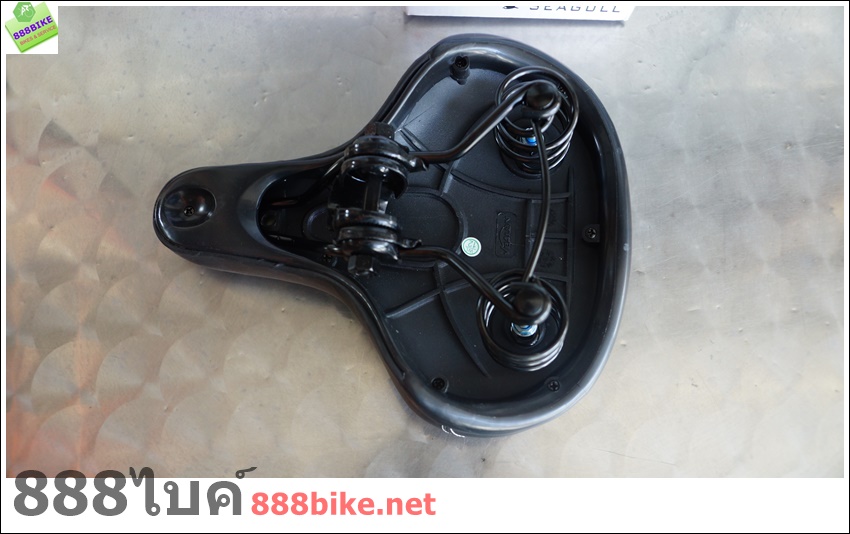 เบาะจักรยาน ELLEVEN TY7015 แบบหนานุ่ม มีดำ น้ำเงิน