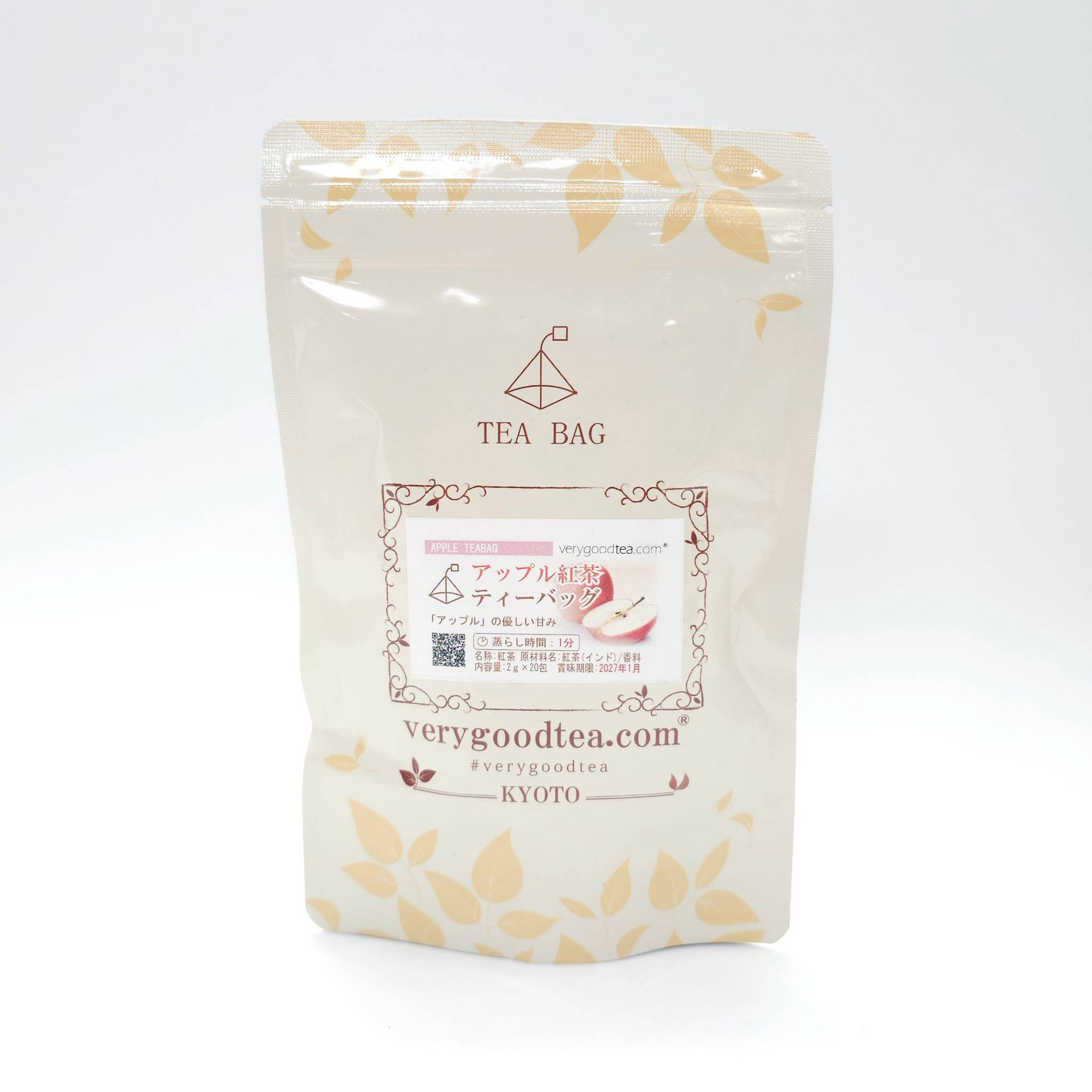 ชาแอปเปิ้ลบรรจุ 20 ซอง Kyoto Select Shop Apple Tea 20 Packs