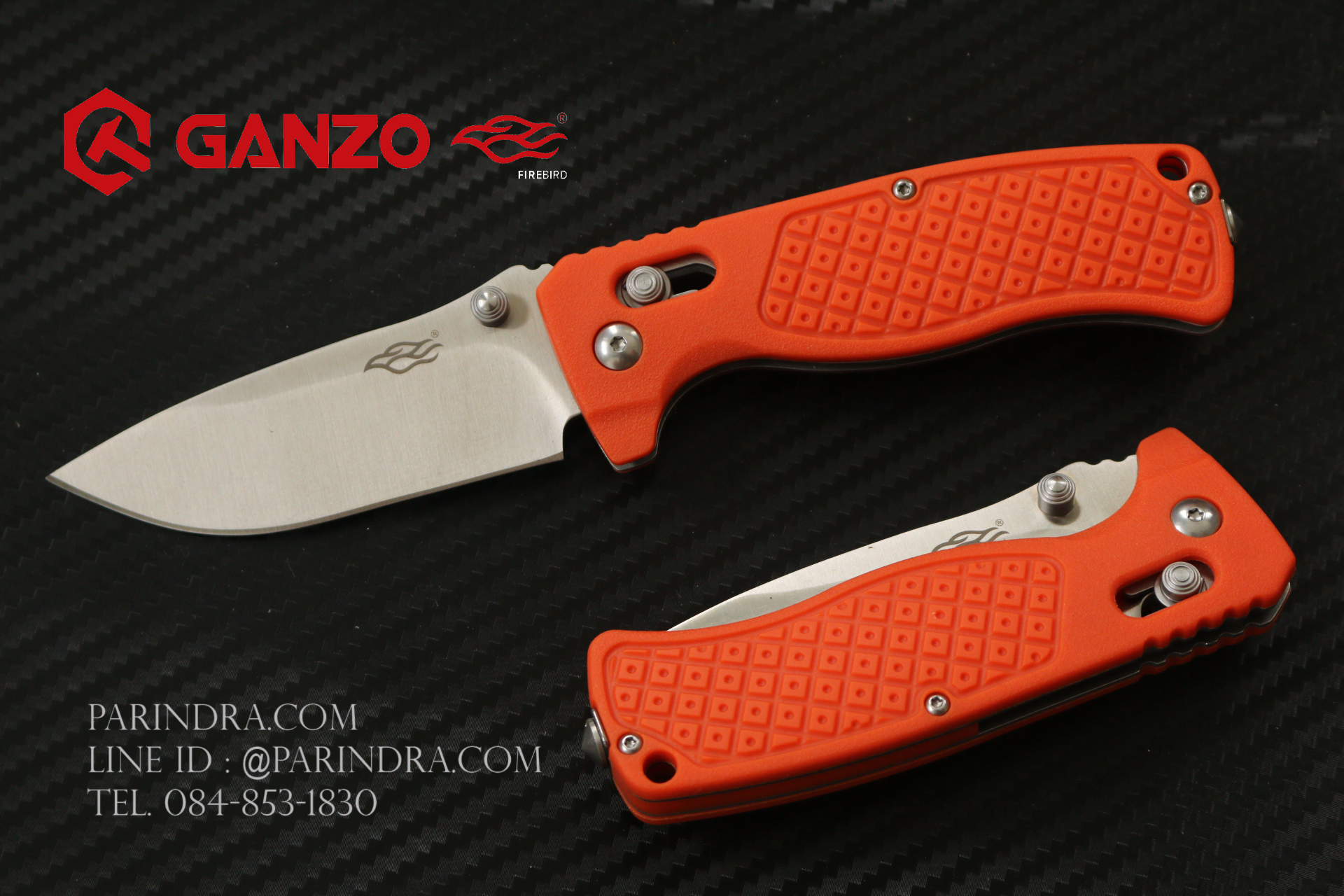 มีดพับ Ganzo Firebird กานโซ่ รุ่น F724M OR ของแท้ 100%