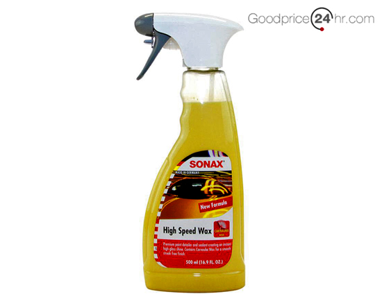 c-137. SONAX High Speed Wax สูตรใหม่!! สเปรย์เคลือบเงาผิวสี 500 ml.
