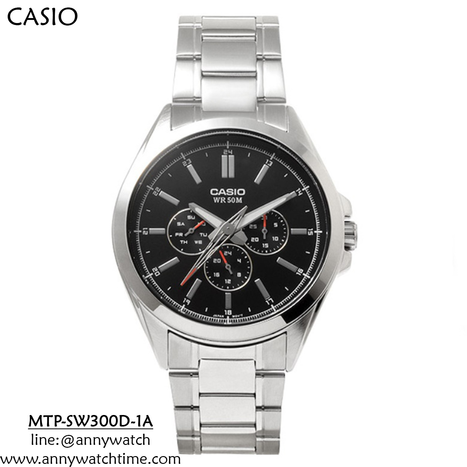 CASIO MTP-SW300D-1A