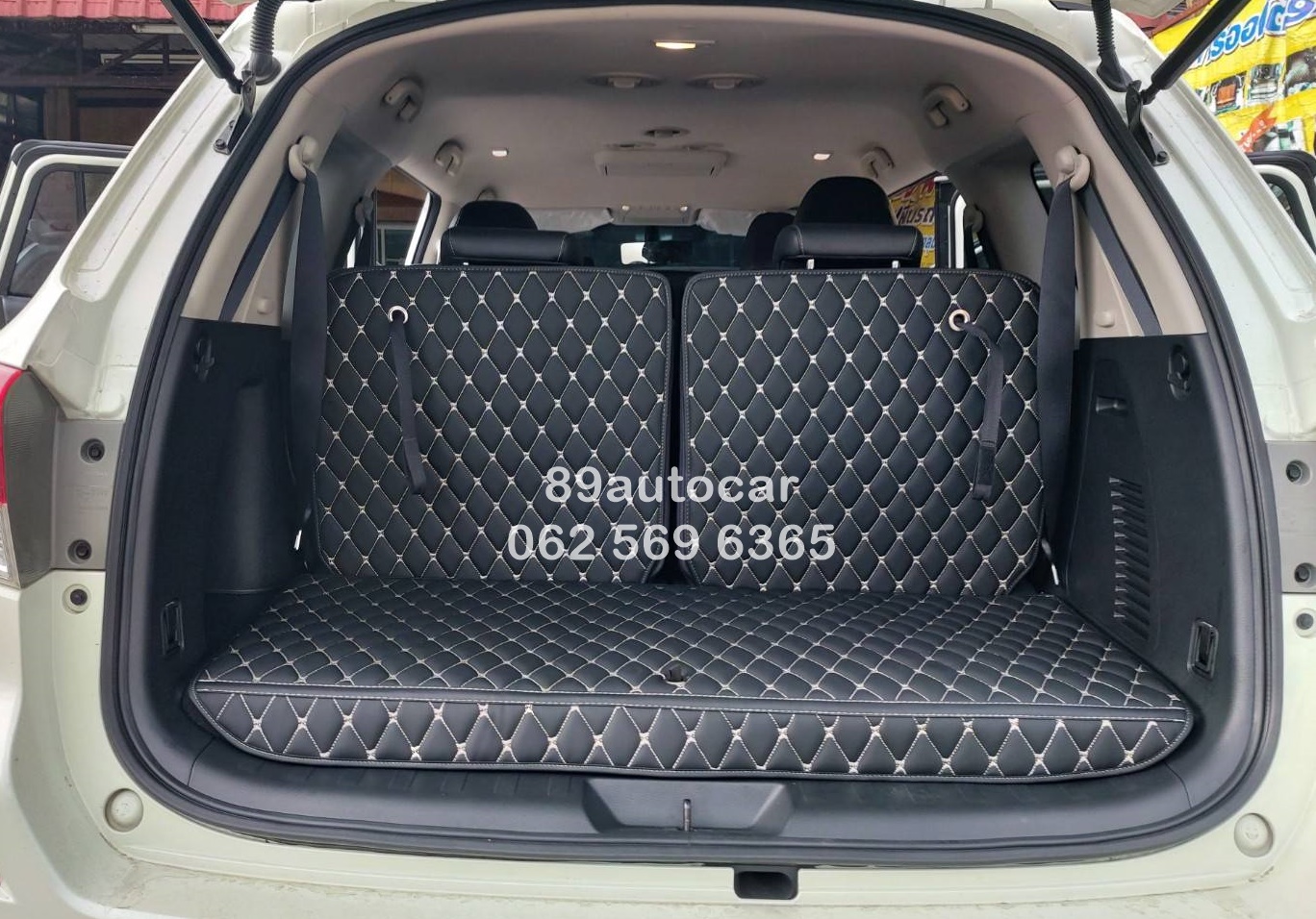 ขายพรมรถยนต์ Nissan Terra ปูพรม6D สีดำด้ายทอง เต็มคัน