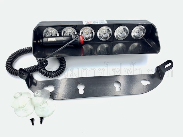 ไฟรถยนต์ฉุกเฉิน LED (6LED) 28cm.x12cm.