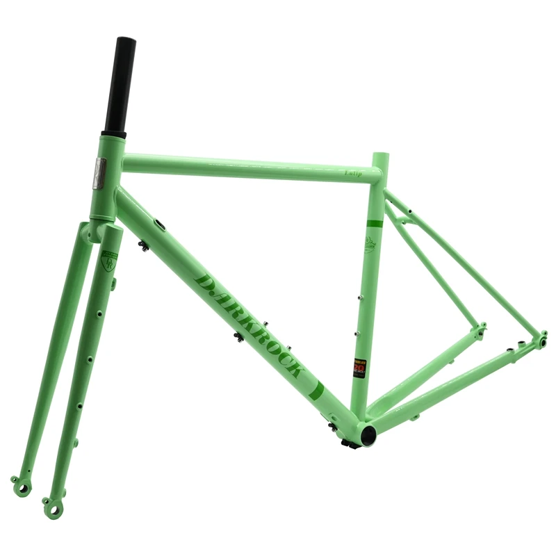 เฟรมจักรยานเสือหมอบ ไซโคลครอส DARKROCK LUTIP Thrue-axle off-road GRAVEL BIKE, CYCLOCROSS BIKE (เฟรม+ตะเกียบ) 700*42C