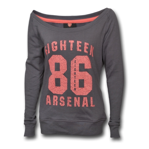เสื้ออาร์เซนอล ผู้หญิง ของแท้ 100% Arsenal FC Bardot Fleece สำหรับสวมใส่เอง เป็นของฝาก ที่ระลึก ของขวัญ แด่คนสำคัญ