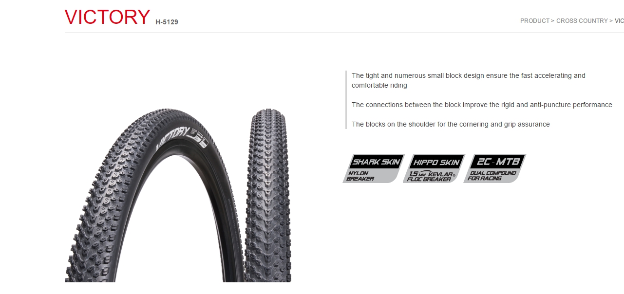 ยางนอกขอบลวด CHAOYANG VICTORY,24X1.95 ,W107006