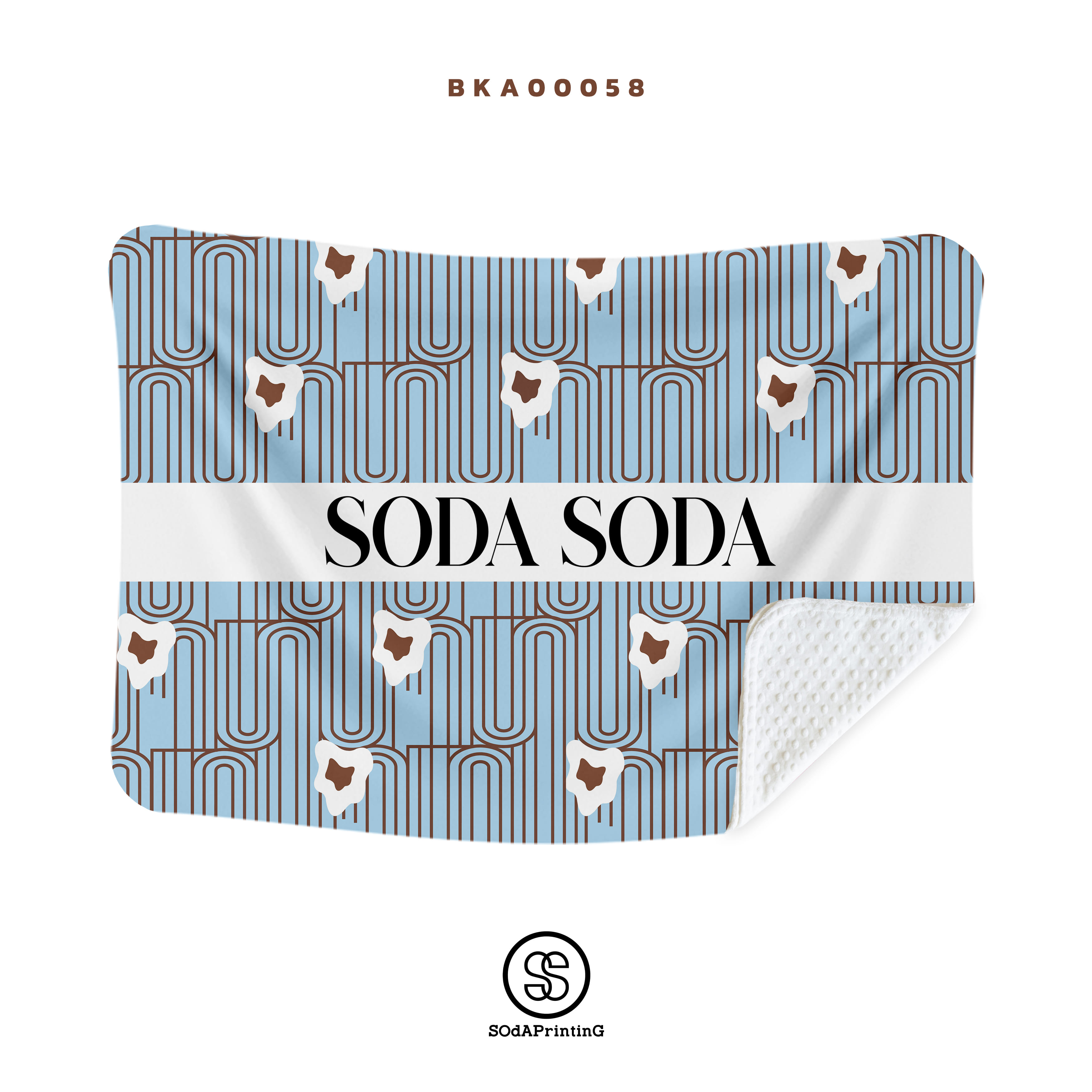 ผ้าห่มอเนกประสงค์ ใส่ชื่อได้ รหัส BKA00058 #SOdAblanket #SodAhome