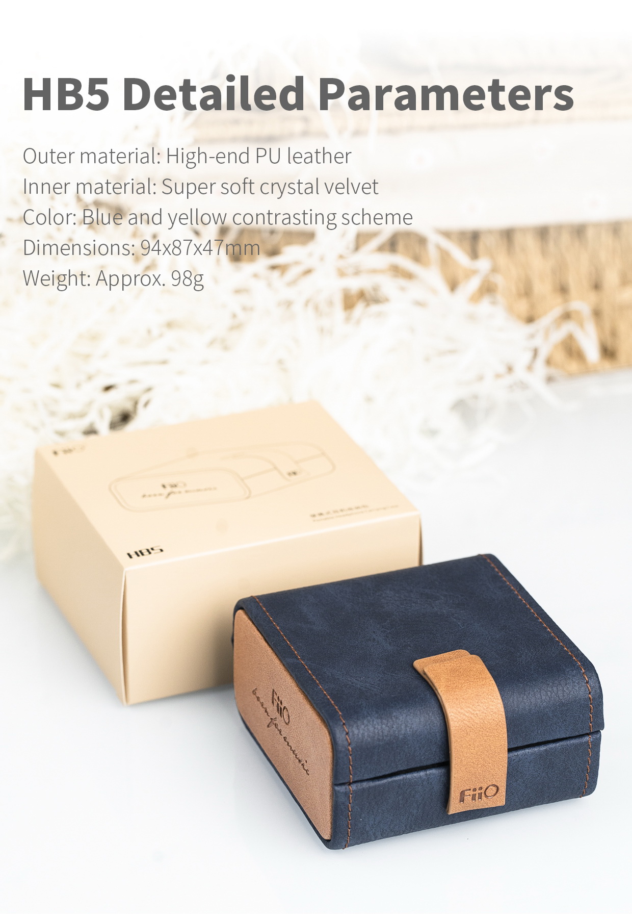 ขาย FiiO HB5 เคสเก็บหูฟังพกพากันกระแทก