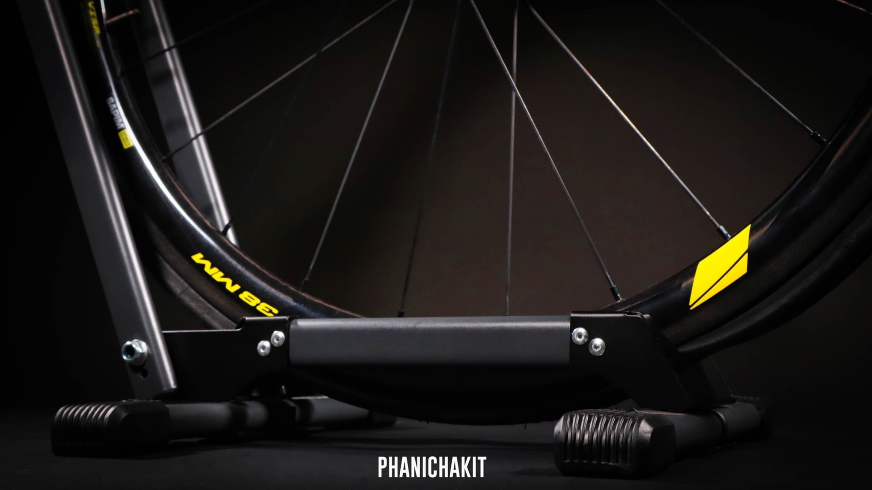 PHANICHAKIT Bike Stand Folding Stand แบบสปริง ขาตั้งจักรยานพับเก็บได้, PG0197