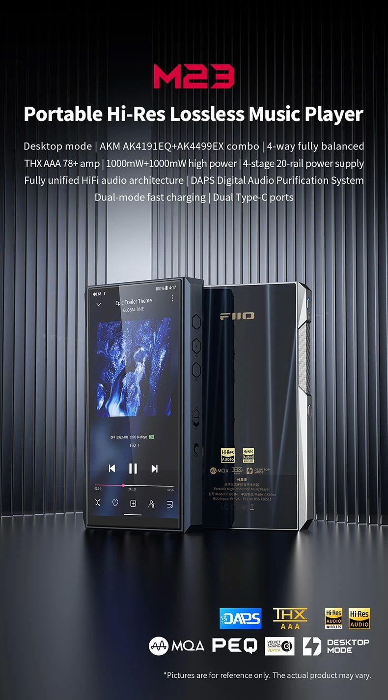 FiiO M23 DAP พกพา Lossless รองรับ MQA, LDAC, Desktop Mode, Roon Ready, Dual Hi-Res ประกันศูนย์ไทย