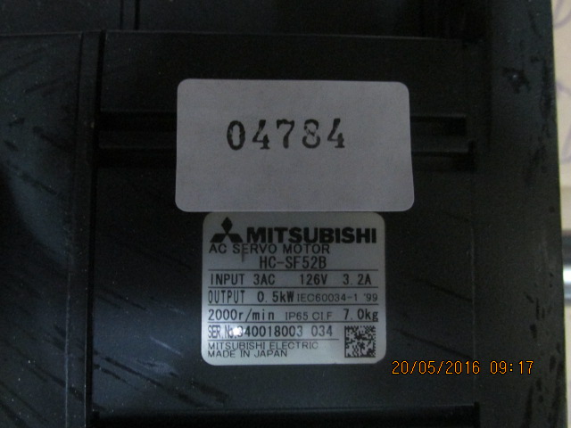 SERVO MOTOR “ MITSUBISHI ” รุ่น HC-SF52B