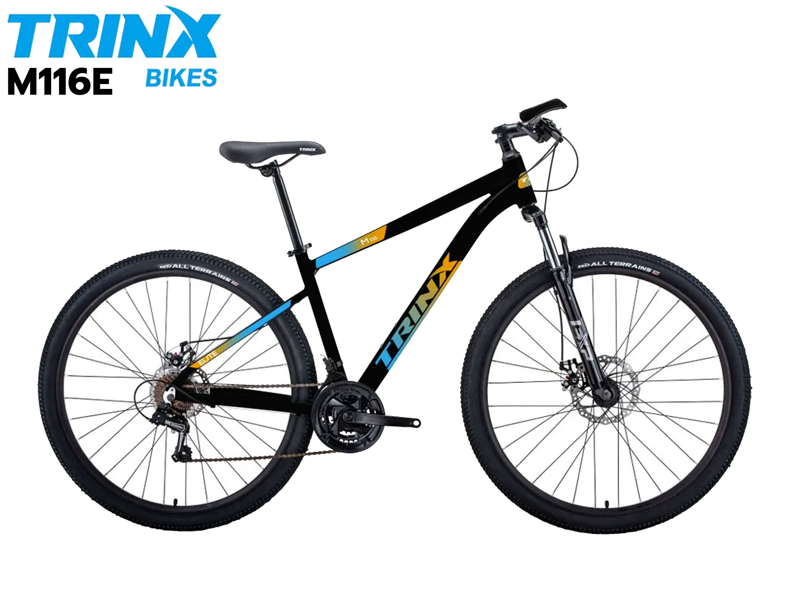 จักรยานเสือภูเขา TRINX M116E เฟรมอลู 21 สปีด ล้อ 27.5 นิ้ว ไชส์ 16