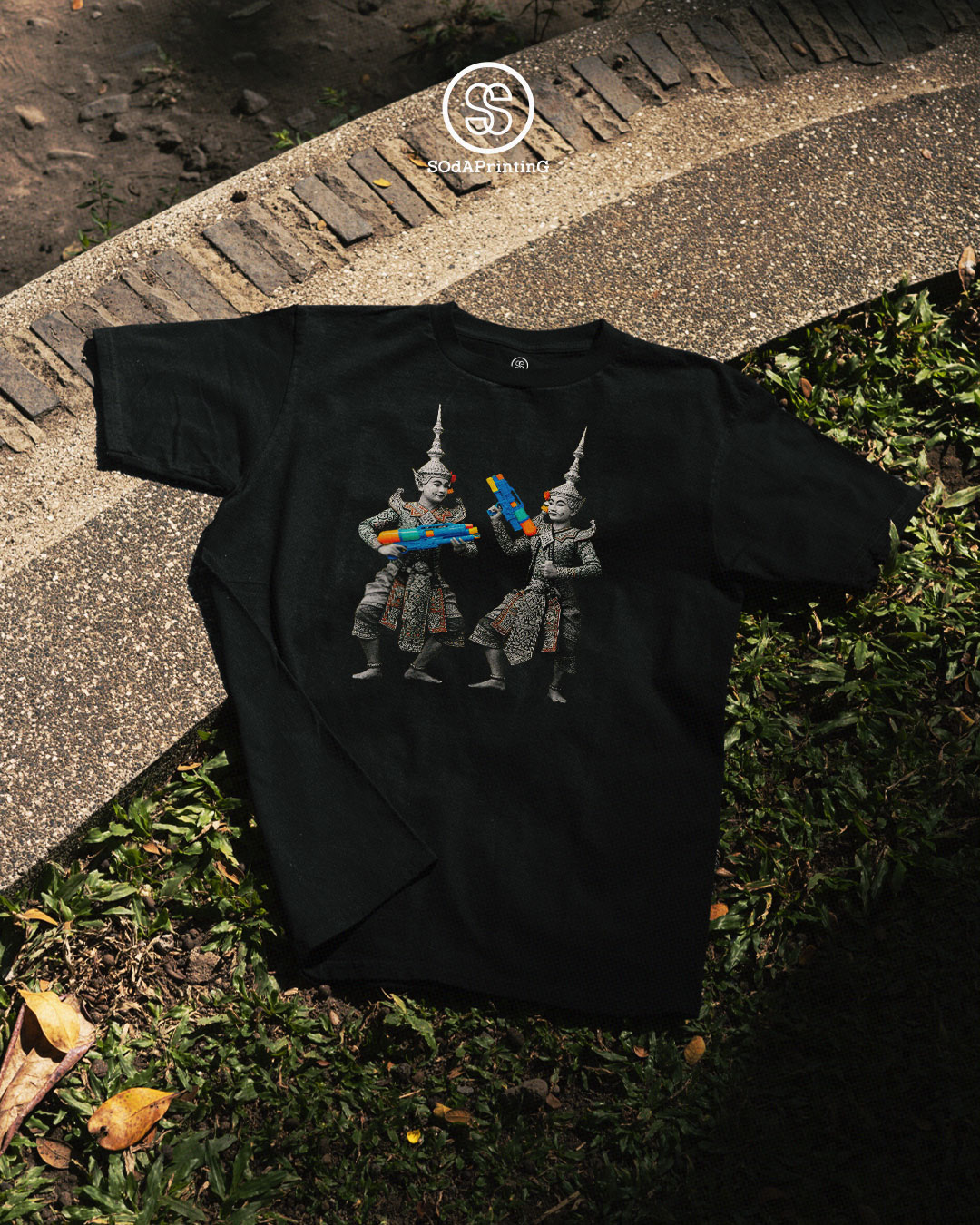 เสื้อยืด ลาย มหาสงกรานต์ รหัส TSA00610-TSA00611 (C32) #เสื้อยืด #SOdAPrintinG