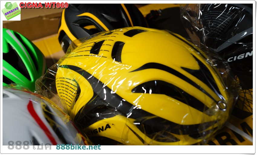 หมวกจักรยาน CIGNA WT069 In-mold ทรงแอโรว์ CIGNA