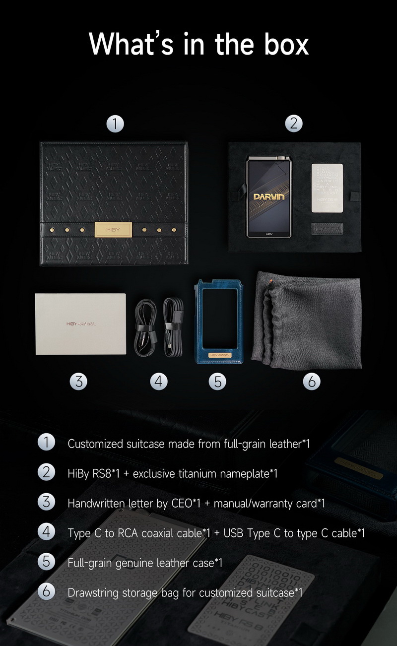 [สั่งจองล่วงหน้า] Hiby RS8 DAP เครื่องเล่นพกพาระดับเรือธงแห่งยุค รุ่นล่าสุด ประกันศูนย์ไทย