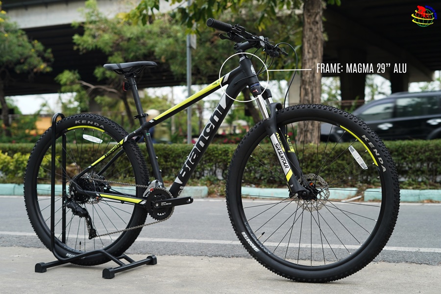 จักรยานเสือภูเขา Bianchi Magma 9.2 (2025) | เฟรมอลู ล้อ 29” | Shimano CUES 2x9 Speed | โช๊คหน้า 100mm Meta Description: