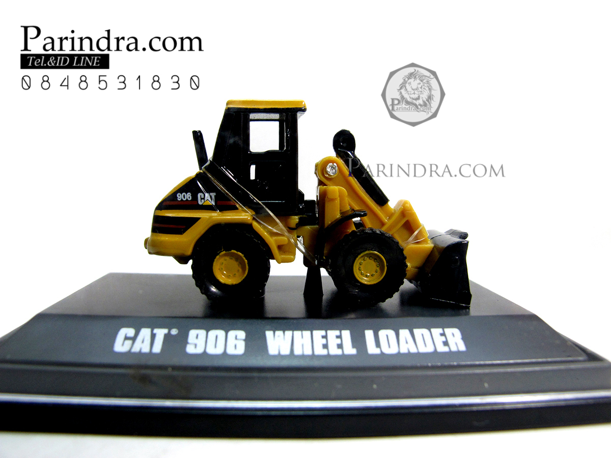 โมเดลรถเหล็กมินิ รถตักดิน Cat 906 Compact Wheel Loader
