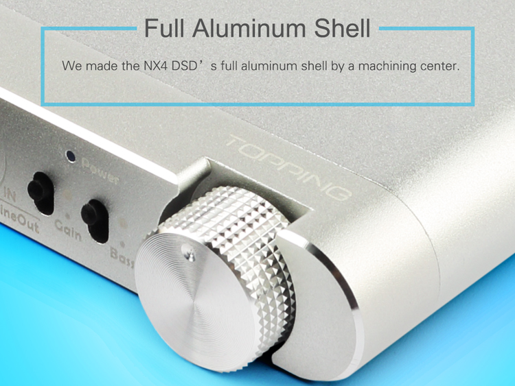 ขาย TOPPING NX4DSD แอมป์พกพากำลังขับสูง ที่มาพร้อม USB DAC ในตัว รองรับทั้ง iOS และ Android