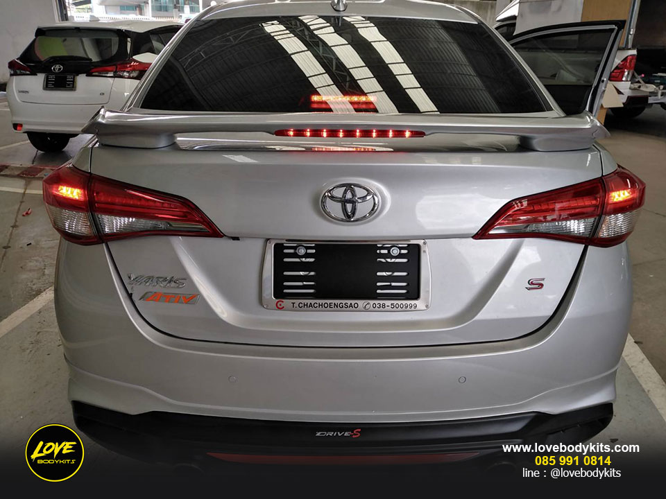 สปอยเลอร์ยกมีไฟ DRIVE 68 : YARIS ATIV 2020