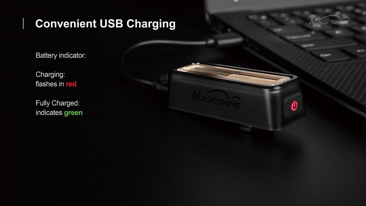 Magicshine SEEMEE 180 ไฟท้ายจักรยาน 180 LUMENS Smart Tail Light ให้ความสว่าง ปลอดภัย และความสวยงานในตัวเดียวกัน