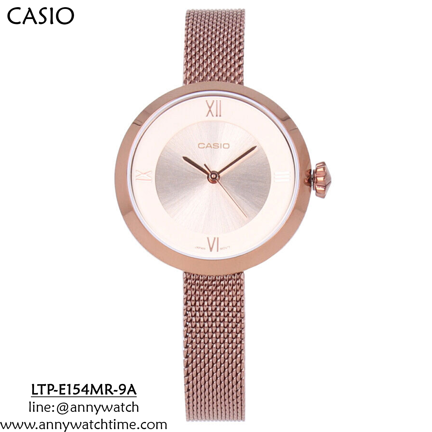 CASIO LTP-E154MR-9A
