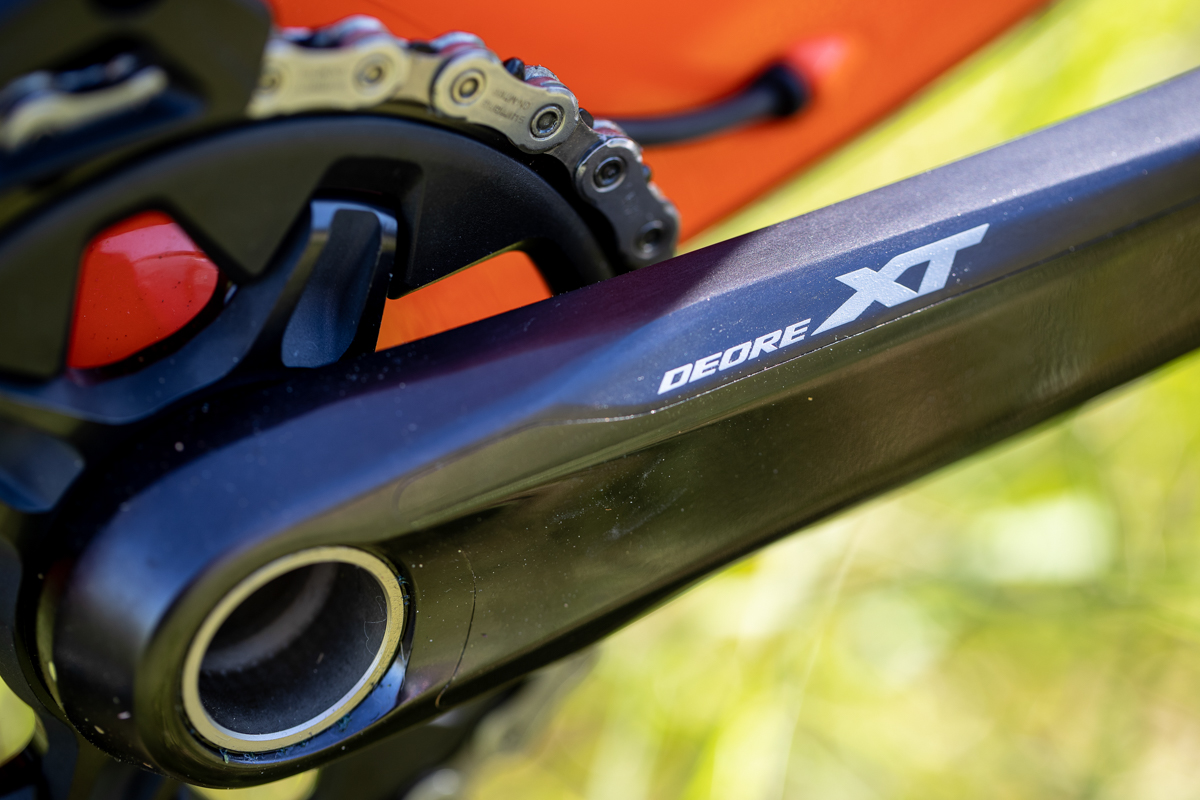 จาน SHIMANO XT, FC-M8100-1 HOLLOWTECH II Crankset, ชั้นเดียว, 12-SPD, 32T,34T, 175MM, 170MM ไม่มีกะโหลก