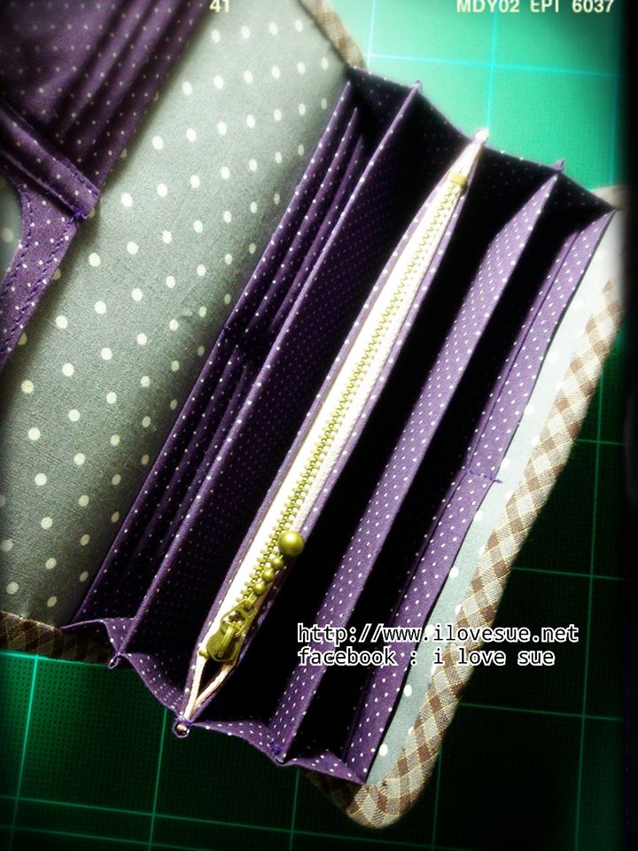 กระเป๋าสามพับยาว - สั่งทำค่ะ