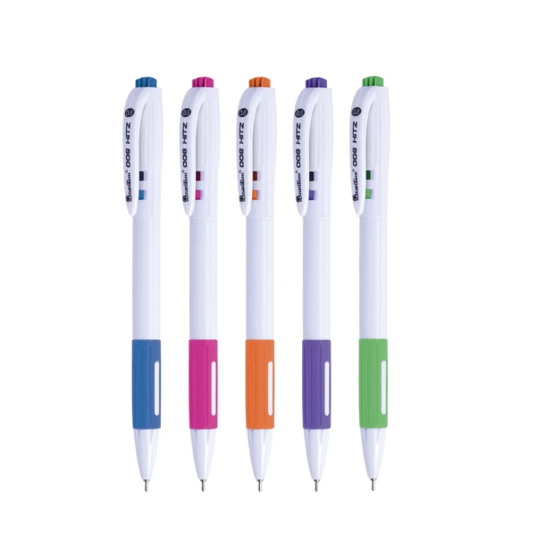 Pen Quantum Geluloid ink 008 Hitz 0.8 mm แบบกด