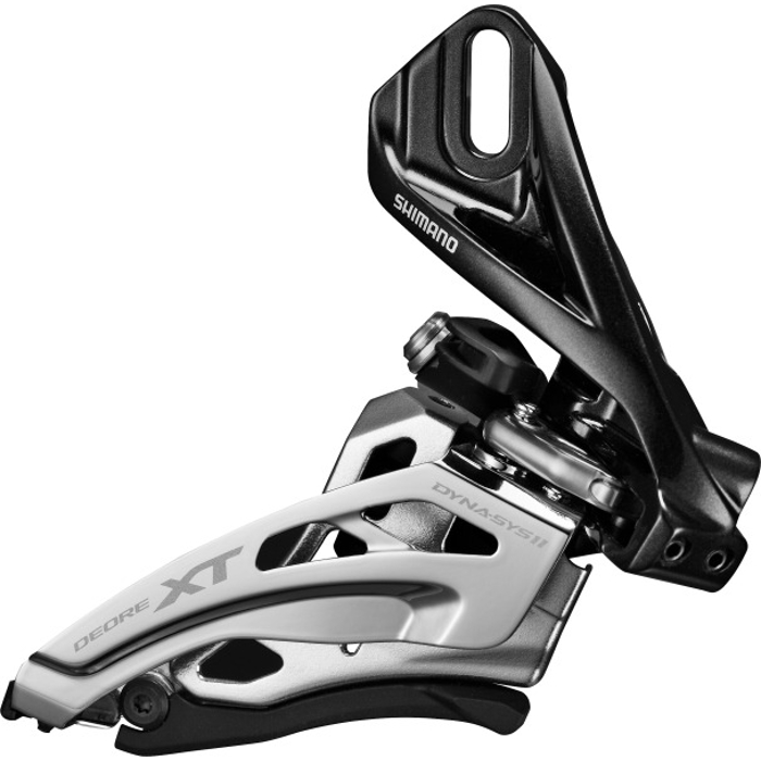 ตัวสับจาน XT, FD-M8020-D, จาน 2 ชั้น, 11-Spd, ไดเรคเมาท์, Side Swing