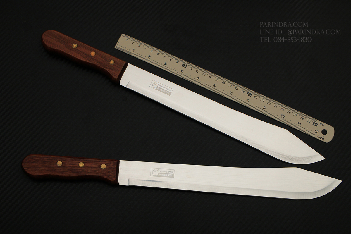 มีดทำครัวแบบยาว Rhino Brand No.239 ปอกแตงโม ปอกทุเรียน คมสุดๆ (ของแท้)