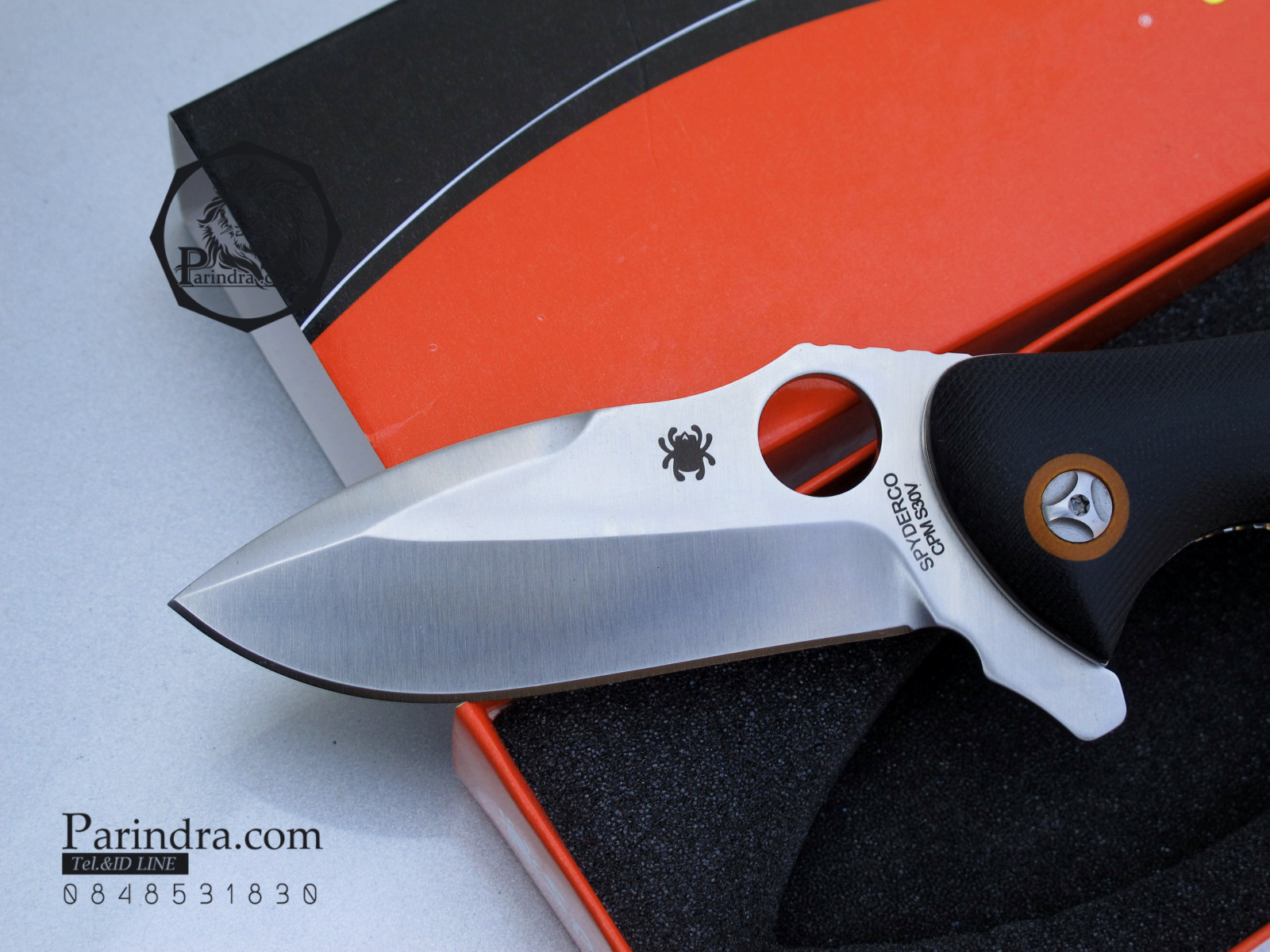 มีดพับ Spyderco Rubicon Pin ทนถึกสุดใจ คมกริบ ขนาด 8 นิ้ว (OEM) A+