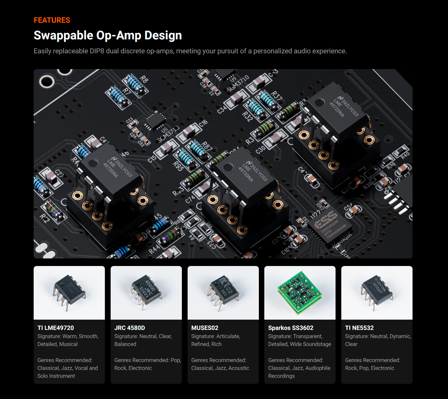 Fosi Audio ZD3 Fully Balanced DAC ชิป Sabre ES9039Q2M ระดับเรือธง เปลี่ยน Op-Amp ได้ ประกันศูนย์ไทย