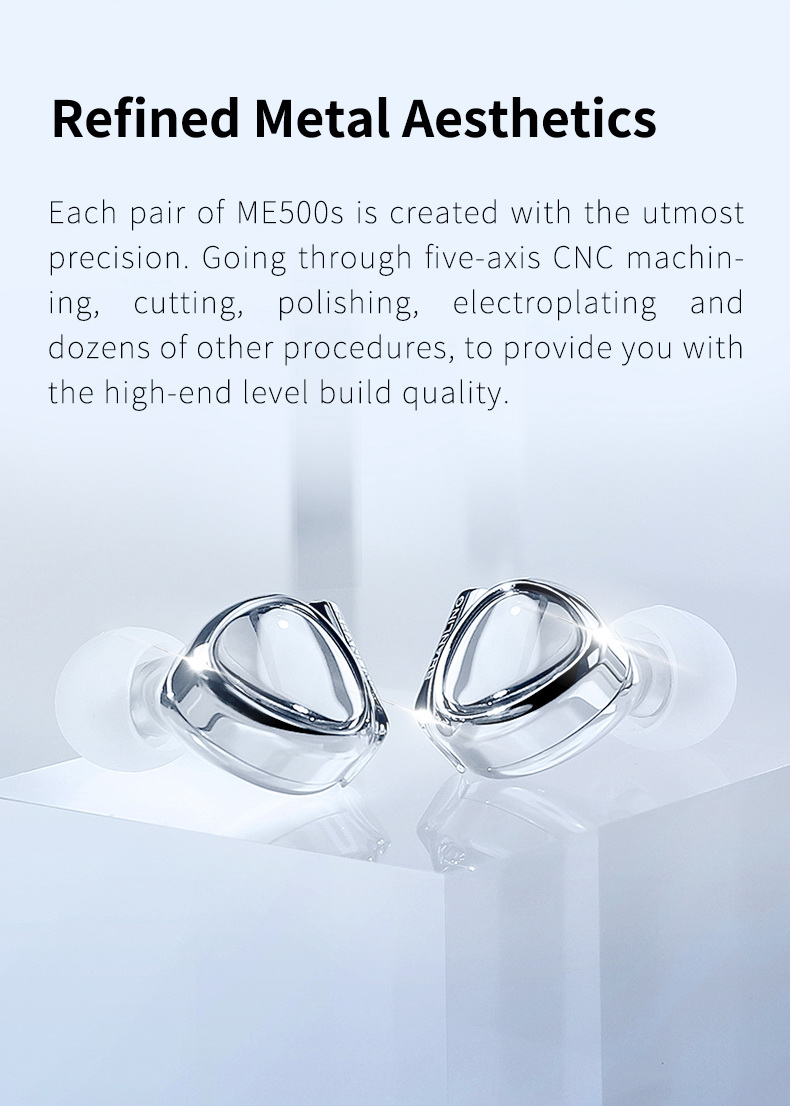 ขาย Shanling ME500S หูฟัง Hybrid 3 ไดรเวอร์ 2BA+1DD ประกันศูนย์ไทย