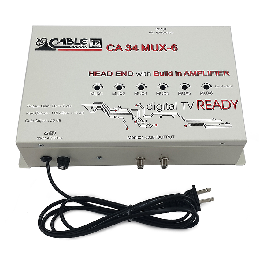 บูสเตอร์ขยายสัญญาณดิจิตอล CA 34 MUX-6พรีออเดอร์ต้องสั่งของล่วงหน้า
