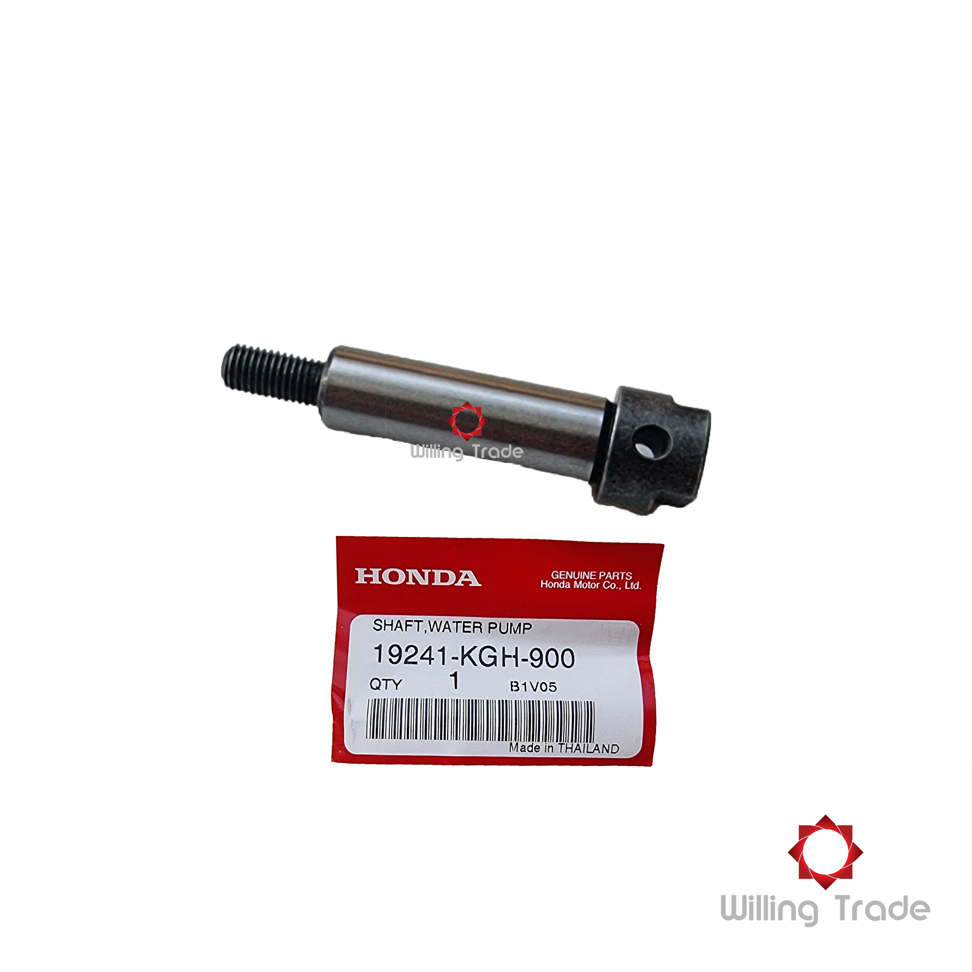 เพลาปั๊มน้ำ (B060)HONDA: (19241-KGH-900) SONIC เก่า-ใหม่ [แท้ศูนย์ 100%] แกนปั๊มน้ำ