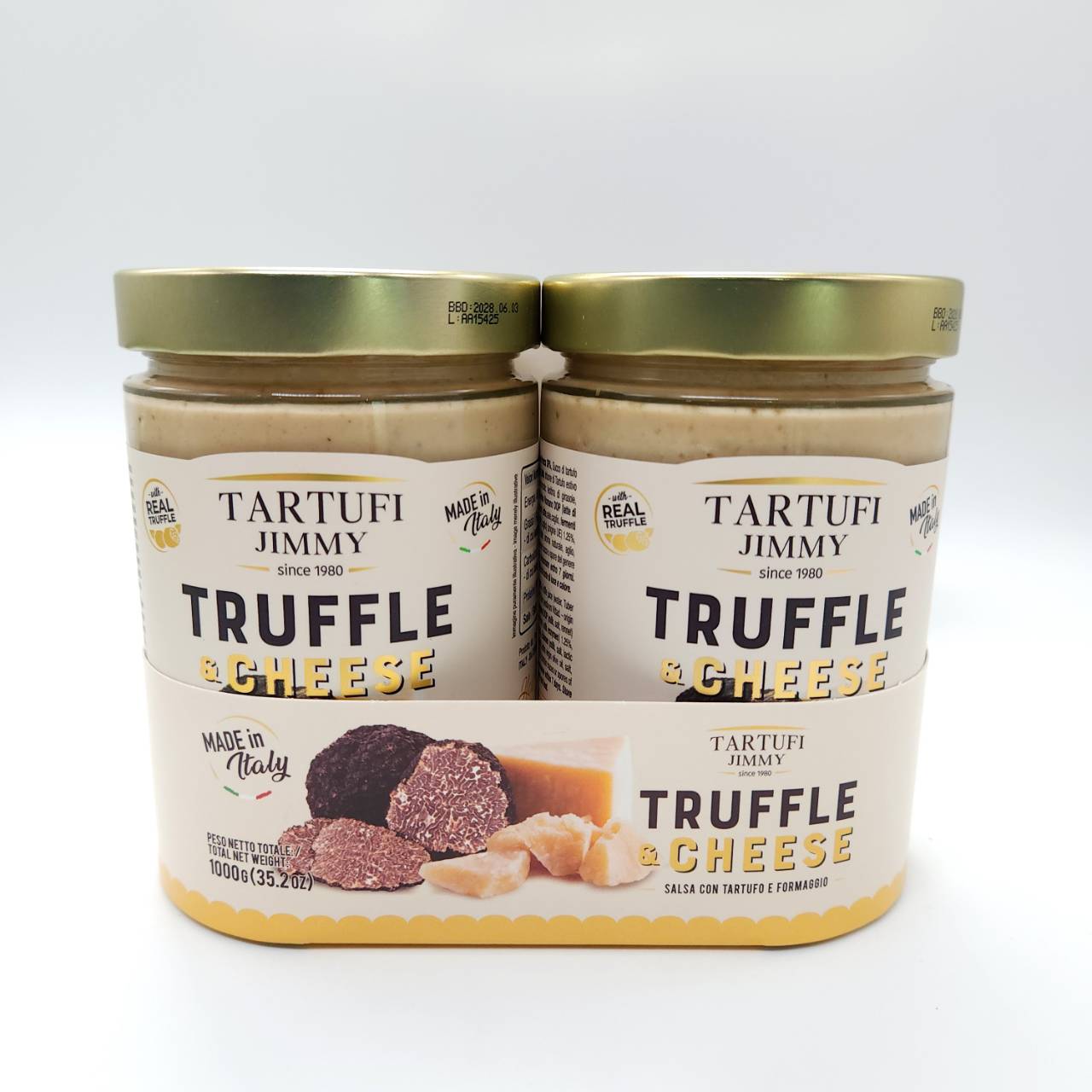 🍄 ทาร์ตูฟี่ จิมมี่ (Tartufi Jimmy) ทรัฟเฟิลแอนด์ชีส น้ำหนัก 500g 🍄