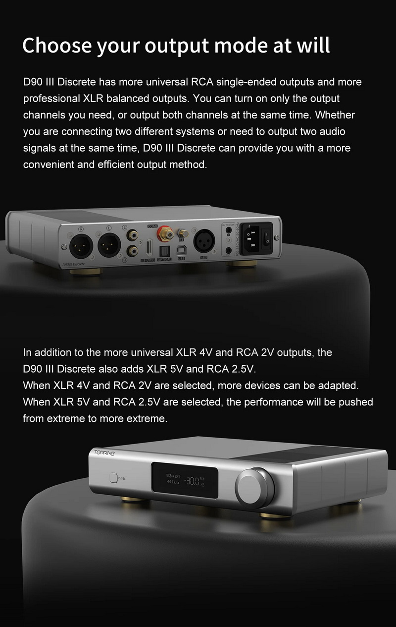 Topping D90IIIDiscrete Fully Balanced DAC รองรับ BT5.1, LDAC, โหมดPreamp, Dual Hi-Res ประกันศูนย์ไทย