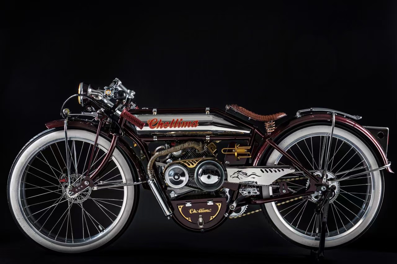 มอเตอร์ไซค์ CHOLLIMA Monster Chopper Bike เครื่องยนต์ 6.5HP Motor 212CC ถังน้ำมัน 15L Gas Tank ปั่นได้ บิดได้