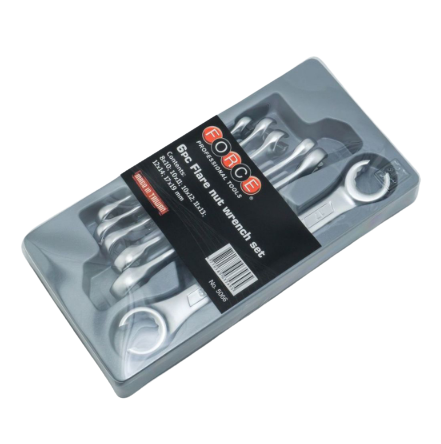 ชุดประแจ แหวนผ่า (6ชิ้น) ฟอร์ซ (FORCE) [หน่วย mm.] Pn.5066