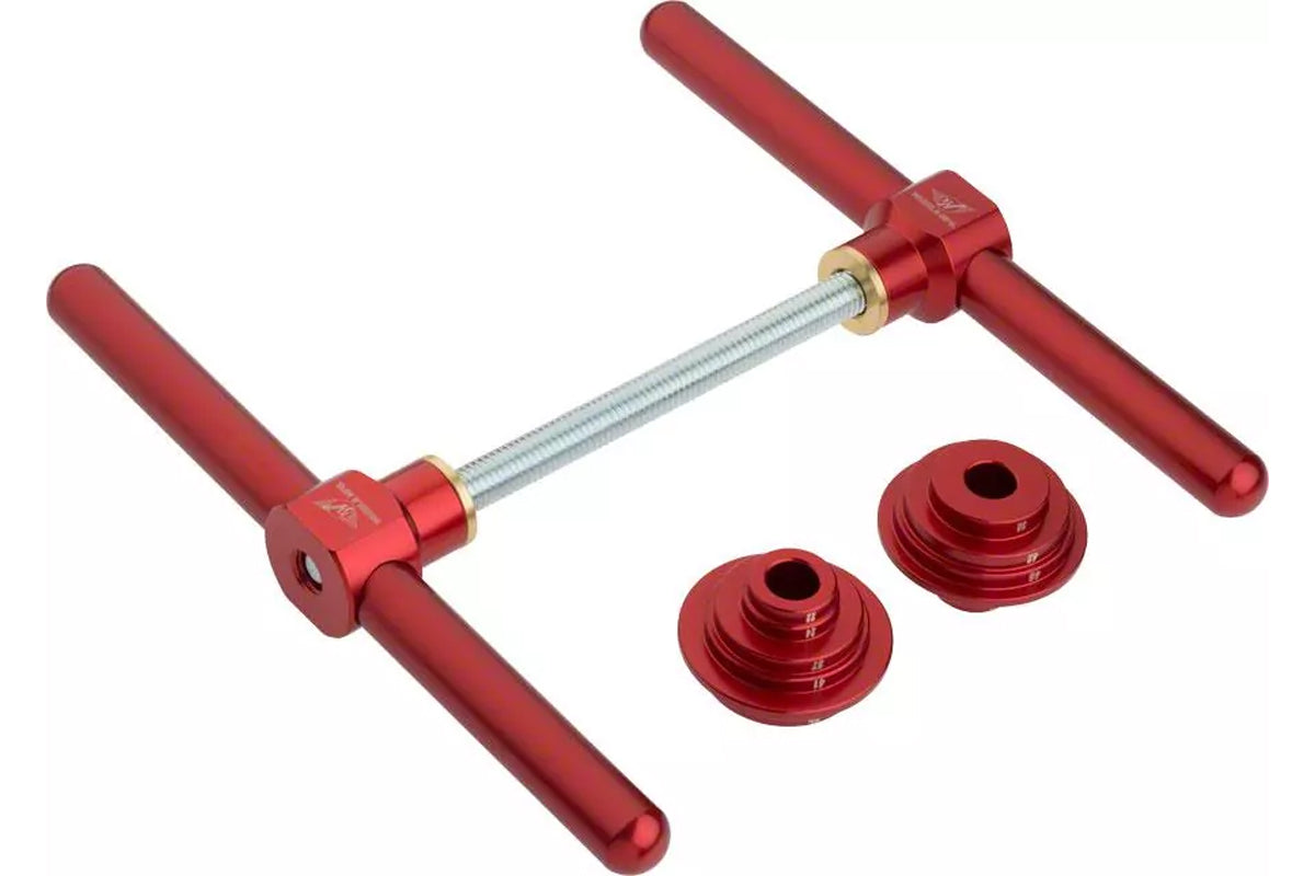 MFG Pro Version Universal Bottom Bracket Press PRESS-7-PRO เครื่องมือติดตั้งบอทท่อมแบร็คเก็ตระดับมืออาชีพ อุปกรณ์ซ่อมจักรยานคุณภาพสูง