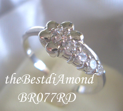 BR077RD+++แหวนดอกไม้เกสรเพชร+++งานน่ารักมากๆๆๆ ดีไซน์เก๋ หวานๆปนเก๋ค่ะ