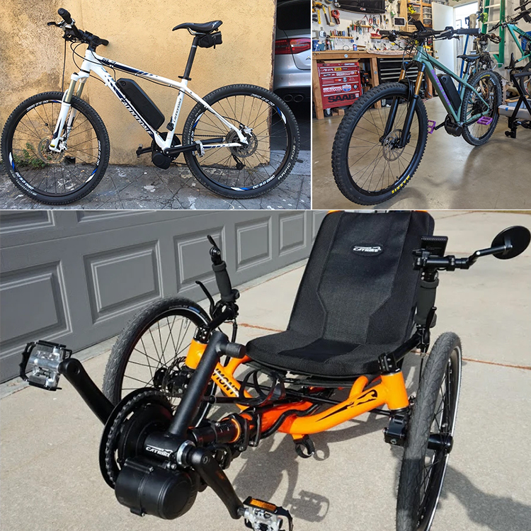 TONGSHENG Mid Drive Motor Conversion Kit – DIY Electric Bike Conversion Kit