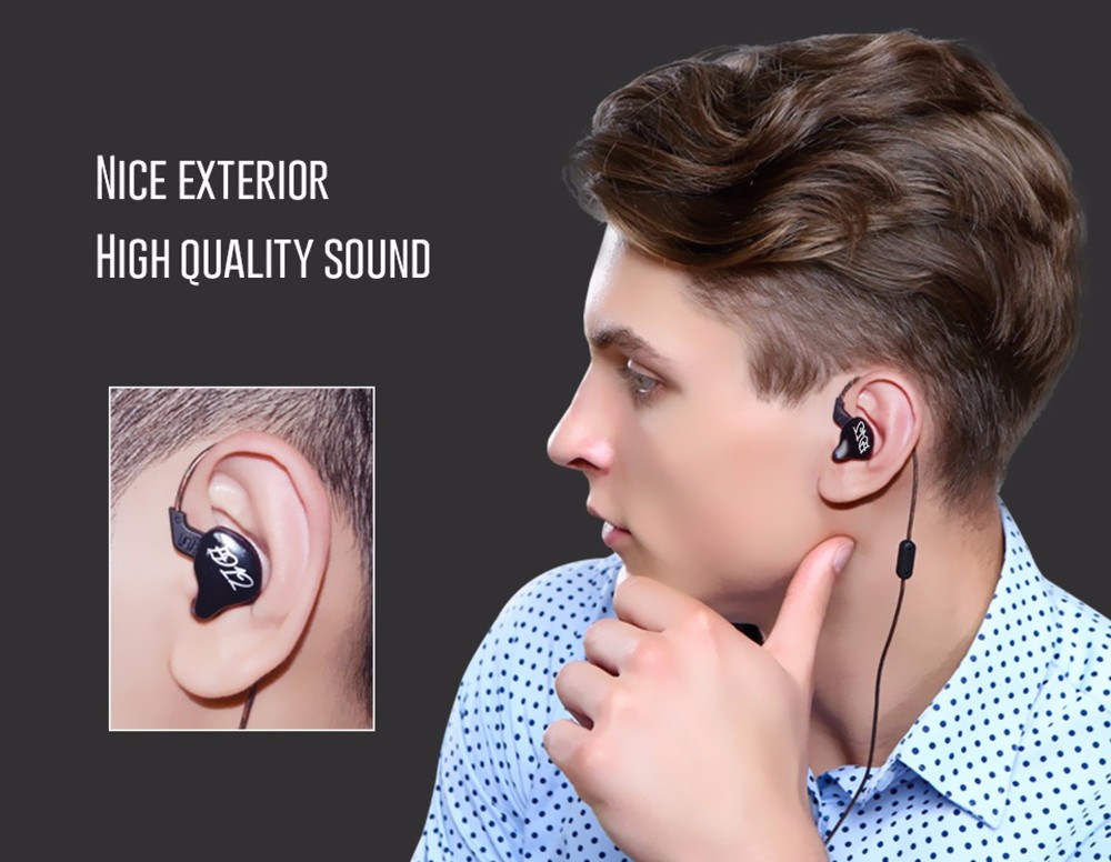 ขาย KZ ED12 หูฟังแบบ Sport ถอดสายได้ รูปทรง 3 มิติ เบสลึก เสียงคมชัดทุกย่าน