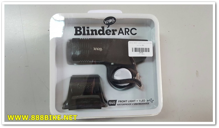 KNOG ไฟหน้าไบเดอร์อ๊าค 640, BLINDER ARC 640, สีดำ