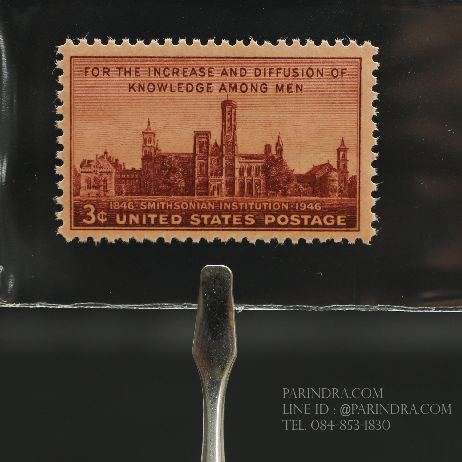 แสตมป์อเมริกา ชุด SMITHSONIAN INSTITUTION สถาบันสมิทโซเนี่ยน ปี 1946