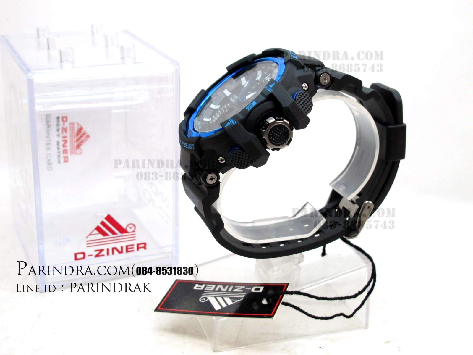 นาฬิกา D-ZINER ขอบเข็มทิศสีฟ้า