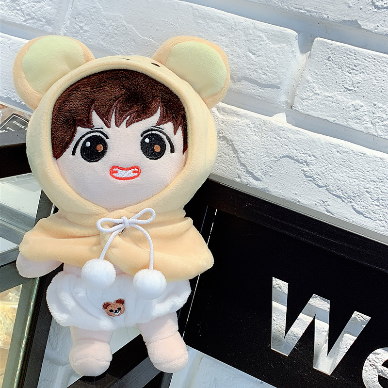 ชุดตุ๊กตา เสื้อคลุมน้องหมี (ขนาด 20 cm.)