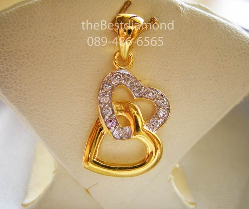 +++BP413+++จี้เพชร หัวใจเกี่ยวรัก+++จี้เพชรcz แบบน่ารักมากๆๆ ออกมาจากcatalogue เลยค่ะ ใส่ดูดีทุกโอกาส ไม่เวอร์มาก ใส่ได้ทุกโอกาส